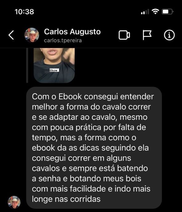 Carlos Augusto no direct: 'Sempre batendo a senha e indo mais longe nas corridas'